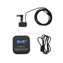 DAB+ Antenne für europäische Android-Autoradios mit USB-/Typ-C-Adapter, Stereo-DAB-Empfänger mit aut