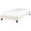 Beliani Bed without Headboard Boucle ROANNE 90 x 200 cm (EU Single) Light Beige 2