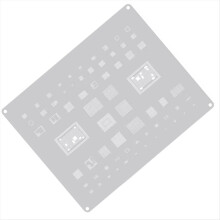 BGA-Reballing-Schablone für Motherboard-CPU-IC-Bestückungs-Zinnschablone Ste