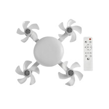 E27 LED-Deckenventilatorleuchte mit Fernbedienung und Dimmfunktion, 60 W, drohnenförmige Deckenleuch
