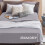 (Silver, Super King) 25cm Deep Fitted Bed Sheet Single Double King Stretchable Plain Fitted Sheets 2