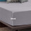 (Silver, Super King) 25cm Deep Fitted Bed Sheet Single Double King Stretchable Plain Fitted Sheets 4