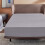(Silver, Super King) 25cm Deep Fitted Bed Sheet Single Double King Stretchable Plain Fitted Sheets 5