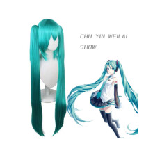 Anime Hatsune Miku Cosplay Perücke Halloween Party Bühnenauftritt Rollenspiel Lange Perücken Requisi