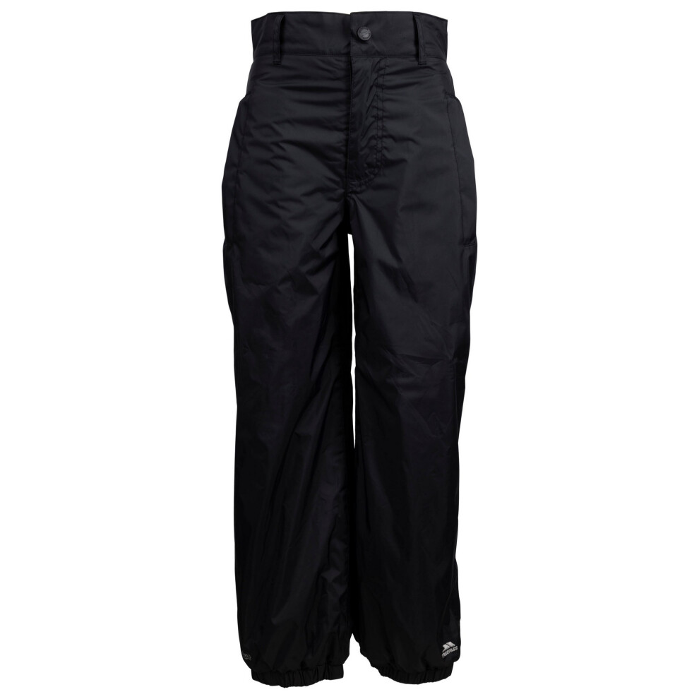 Trespass (9-10 Years, Black) Childrens/Kids Tensive Waterproof Trousers