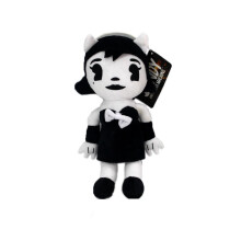 (Alice) Bendy and the Ink Machine Plüschpuppe Figur Spielzeug Schwarz Weiß Alice Boris Spielzeug Ges