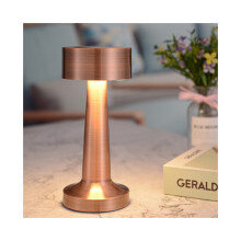 (Bronze) Kabellose LED-Tischleuchte im Vintage-Stil, dimmbar