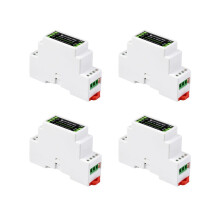 4x Waveshare Industrie-Schienentyp RS232 zu RS485 Konverter 300-115200 Bps Aktive digitale Isolation