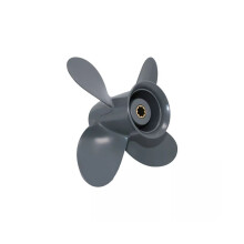 Boots-Außenbordpropeller 9 1/4x11 58134-ZV4-011AH für Honda 8-20 PS, Aluminium, 8 Zähne, 4 Blätter