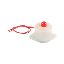 BJ-3 AC220V Industrielle LED-Blinkerleuchte, rote Alarmsirene, Summer, 100 dB, weiß