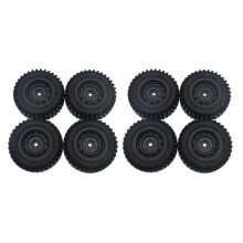 8-teiliges Gummireifen-Set für MN86 1/12 RC-Car DIY-Upgrade-Ersatzteile und Zubehör