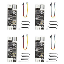 4x Temperaturreglermodul, einzelnes 12V PWM 2-3-adriges Lüftertemperaturregelungsmodul für Computerl