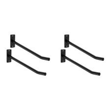 4er-Pack Medikamentenhalter, Wandregal für Fitnessgeräte, Garage, Yoga, Stabilitätstraining und Bask