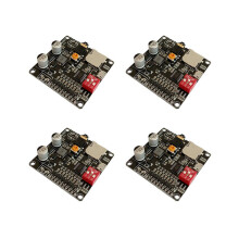 4x DY-HV20T Wiedergabemodul 12V/24V Netzteil 10W/20W Verstärker Unterstützung Micro-Card MP3-Musikpl
