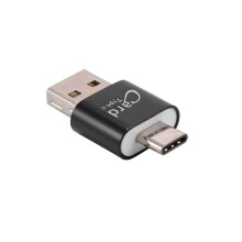 4x Kartenleser Aluminium USB Typ C OTG Micro-/TF Externer Speicherkartenleser-Adapter für Mobiltelef