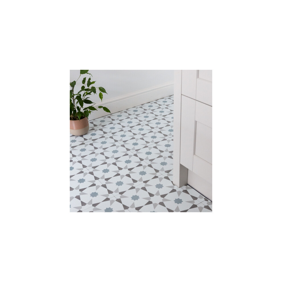 Floor Pops Stellar 30.48Cm X 30.48Cm Self-Adhesive Vinyl Floor Tiles