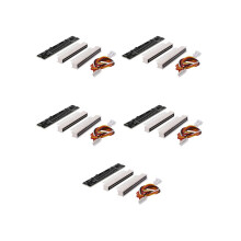 5x Dual 12 Level Indicator LED Light Bar VU Meter Stereo Amplifier Board Adjustable Light Speed Bo