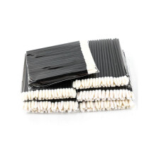 500 Stück tragbare Lippenpinsel, Einweg-Lippenstiftpinsel, schwarze Beauty-Make-up-Werkzeuge