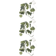 Lámpara con forma de hoja de eucalipto para uñas acrílicas (3 piezas)