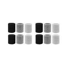 4x Schweißbänder Sport-Armbänder für Damen und Herren – Feuchtigkeitsableitendes Sport-Schweißband a