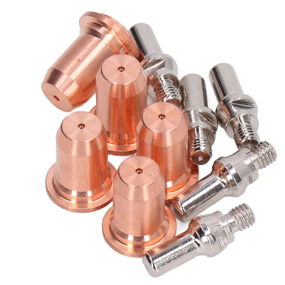 10Pcs Plasma Cutter Electrode Nozzle