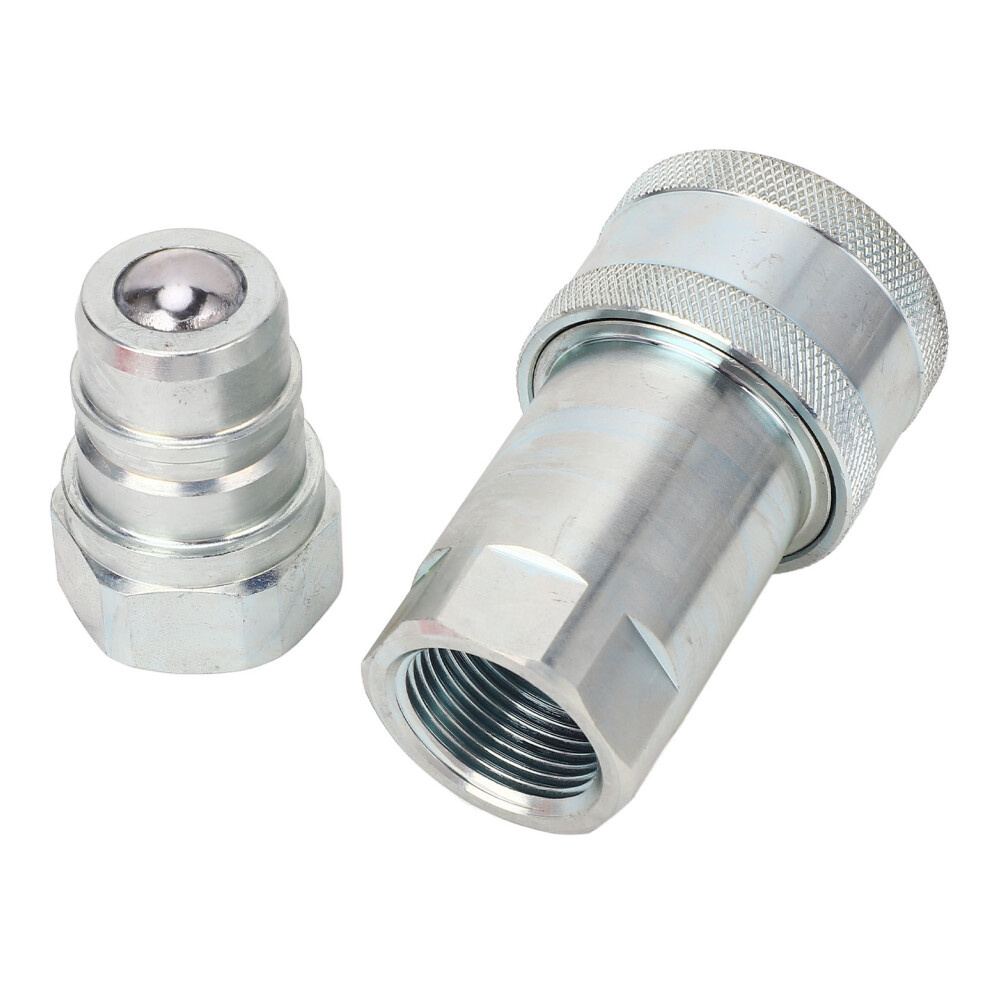 1in NPT Hydraulic Coupling 4000PSI Hardened Steel
