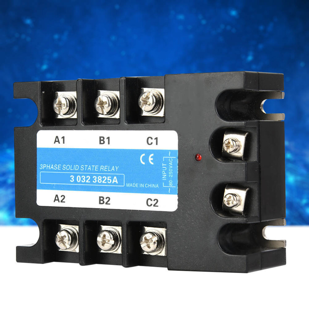 Three Phase Solid State Relay 80-250VAC 25A