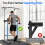 150KG Stable Pull Up Dip Station for Home Gym Strength Training Equipment 3