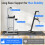 150KG Stable Pull Up Dip Station for Home Gym Strength Training Equipment 7