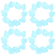Bulk Sky-Blue Resin Glowing Stones for Fish Tanks Garden Walkways Glow