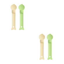 20Pcs Durable ABS Cat and Dog Wet Treat Dispenser Assorted Color Spoon