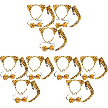 9Ensembles Accessoires Costume Femme Orange Oreilles Queue