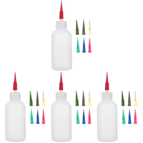4Ensembles Flacons Avec Aiguille Pour Travail