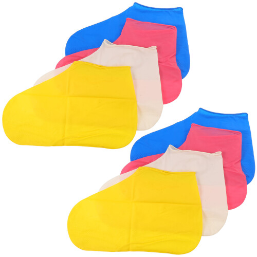 4Paires Protège-Chaussures Anti- En Latex Multi Usage Durable