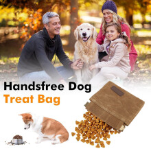 Canvas Dog Walking Treat Pouch Magnetic