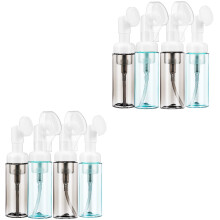 8Pcs Clear Foam Bottle Dispensers Refillable Pump for Travel and Home