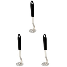 3Pcs Home Use Potato Presser with Silicone Handle and Hanging Hole