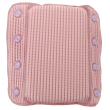 Pink Soft PVC Bath Pillow Non-Slip with Suction Cups for Tub Spa