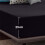 (Black, Double) 25cm Deep Fitted Bed Sheet Single Double King Strechable Plain Fitted Sheets 3