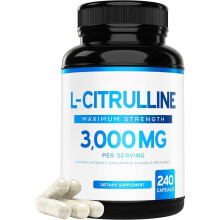 (1pc) L Citrulline 3000mg Supplement (240 Capsules) For Men & Women