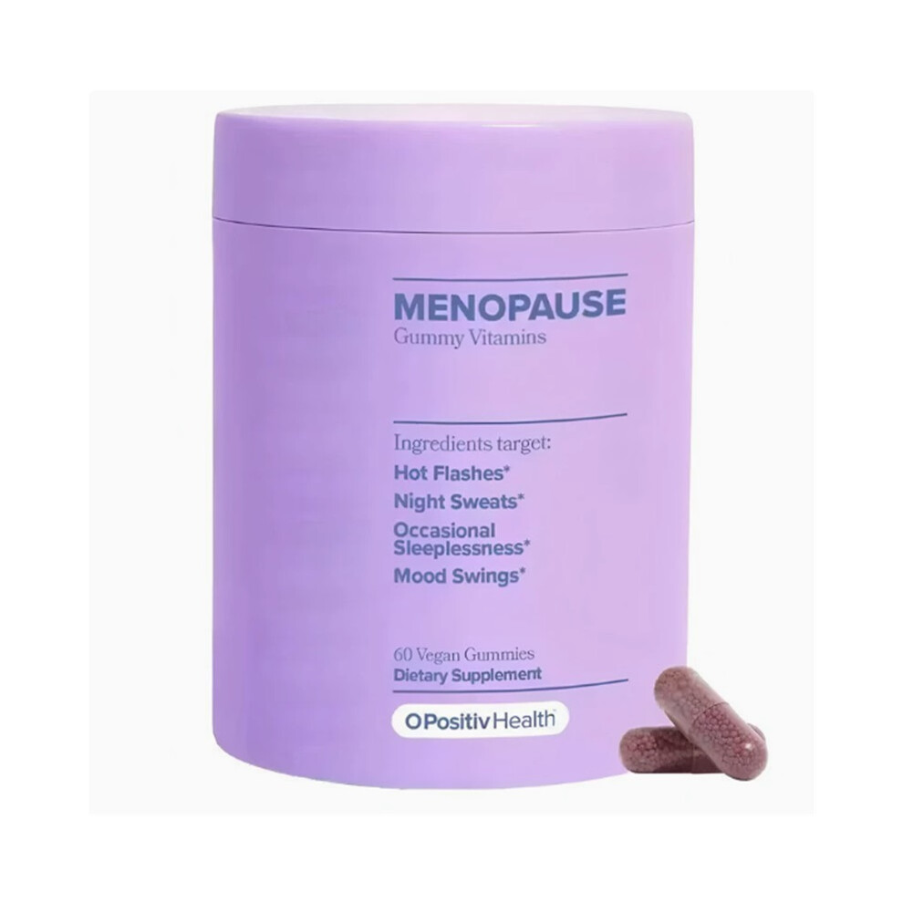(2PCS) Menopause Support Vegan Gummies, for Hot Flashes, Mood Swings & Sleep, 60 Counts