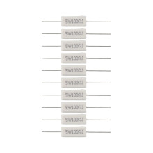 10x drahtgewickelte Keramik-Zementwiderstände 100 Ohm 5W Watt 5%