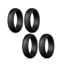 2 x 5,7 mm Silikonringe, beliebt für Damen und Herren, coole Silikonringe, Silikon-Eheringe, umweltf