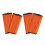 4Pcs Easy To Use Horse Leg Wrap Fly Boot With Four-Orange 1