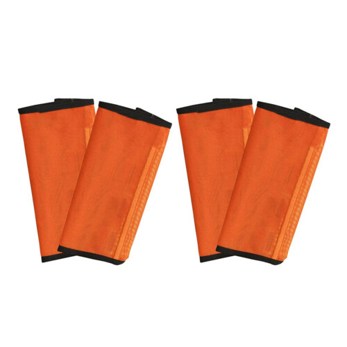 4Pcs Easy To Use Horse Leg Wrap Fly Boot With Four-Orange
