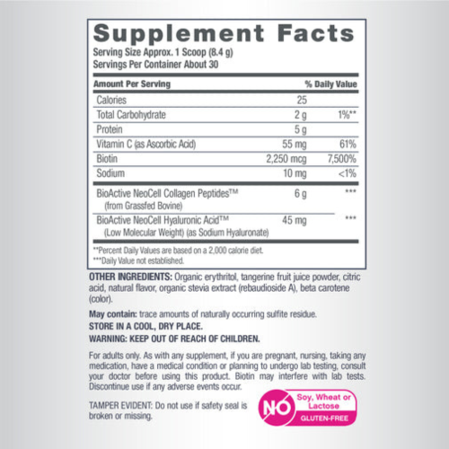 NeoCell Beauty Infusion, Tangerine - 252g 2