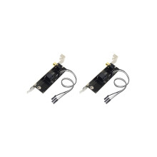 2x 24-Bit 192 kHz Tochterkarte SPDIF optisch und RCA-Ausgangsplatte Kabelhalterung Digitaler Audioau