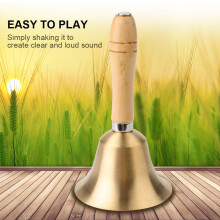 8cm Handbell with Wooden Handle Teacher