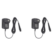 2x 12V Ladegerät für elektrische Rasierer der Serien Z20, Z30 und Z4 (Modelle 380, 4775, 190, 360) m