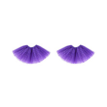 2x Baby Mädchen Kleidung Sterne Pailletten Petticoat Ballett Tanz Flauschiger Tutu Rock